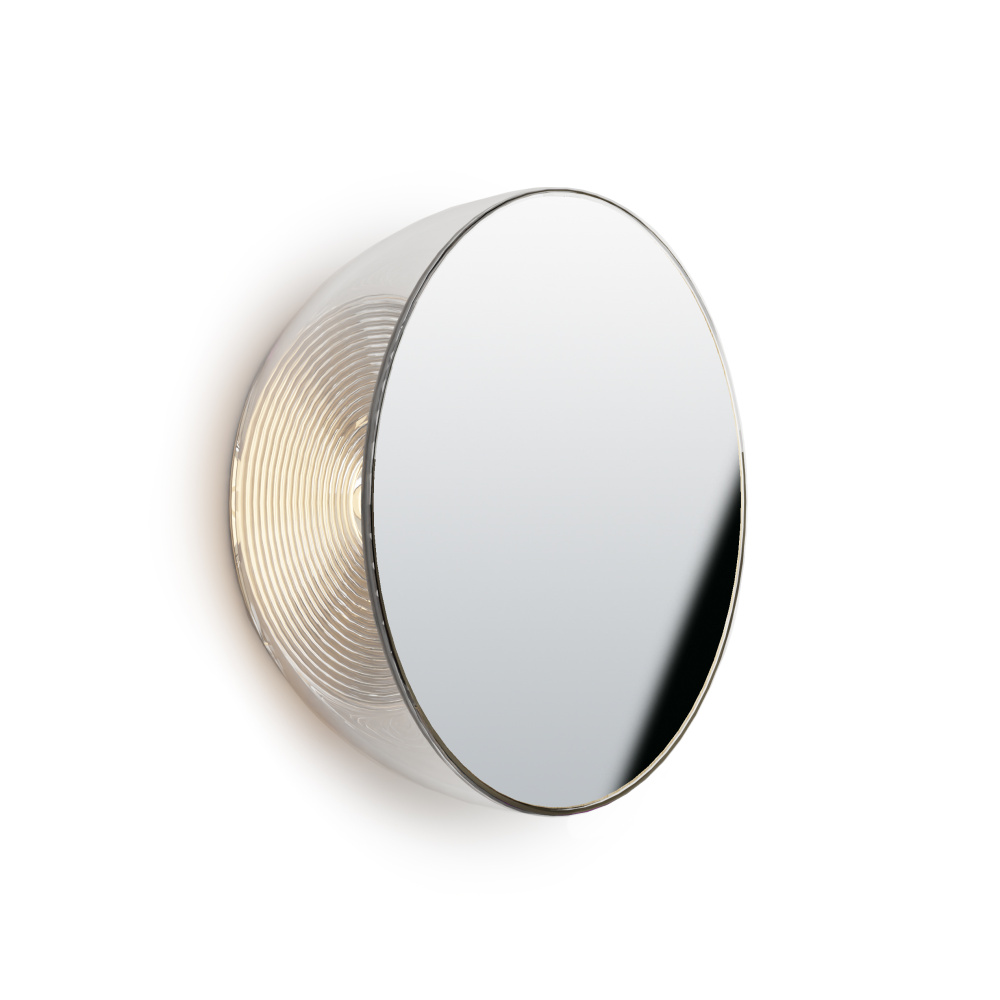 Ramen Mini Wall Sconce, 6", Chrome